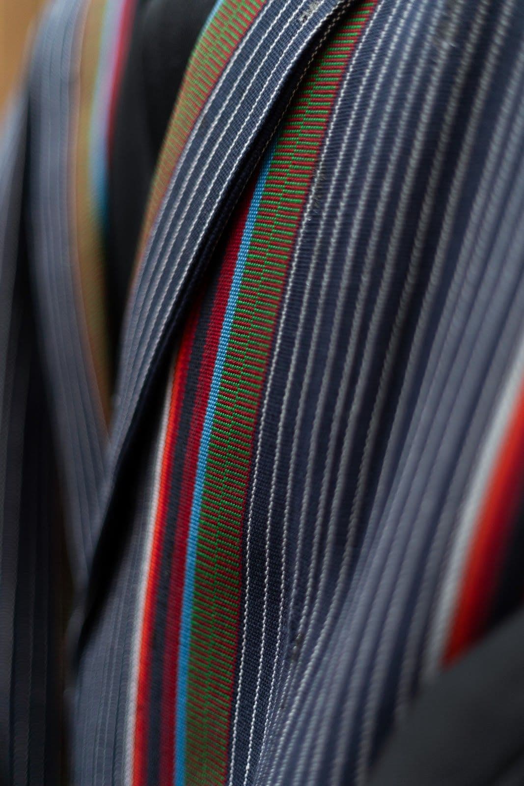 Navy Cape with Heritage Striped Cloth (Unisex)